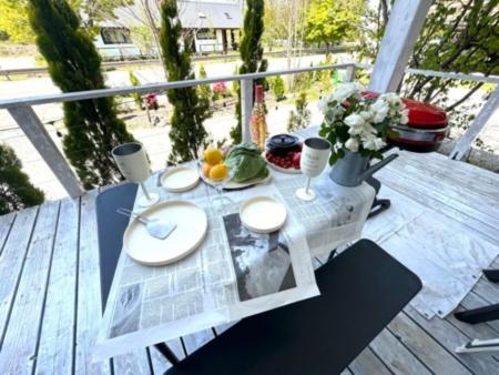 浅間山を眺めるフインランドログハウス Karuizawa Extérieur photo